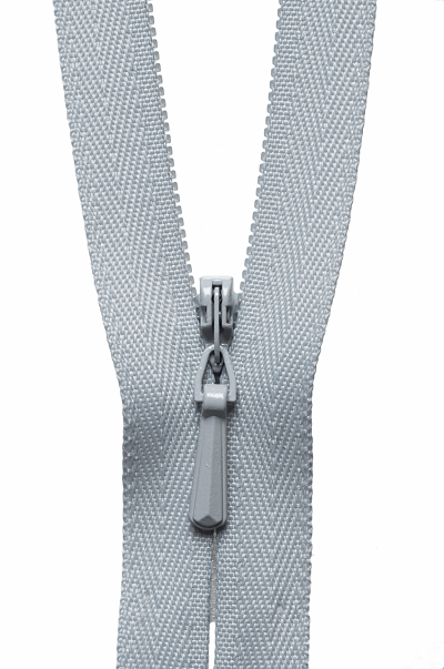 Concealed Zip - 336 Silver